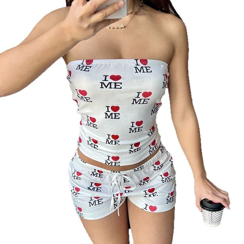 Loose-fitting Casual Pants With Printed Letters - Image 5