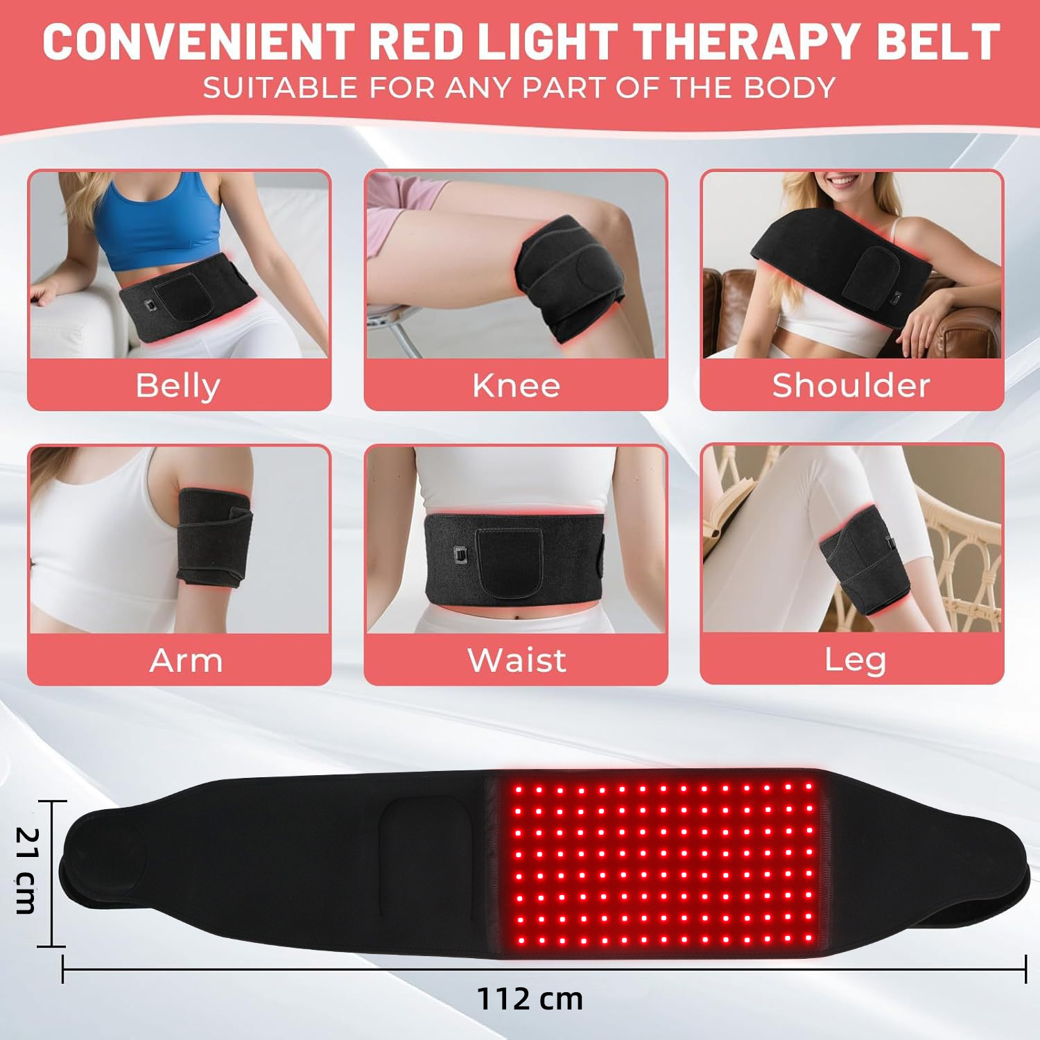 Foldable LED Strip Beauty Device Belt - Image 2