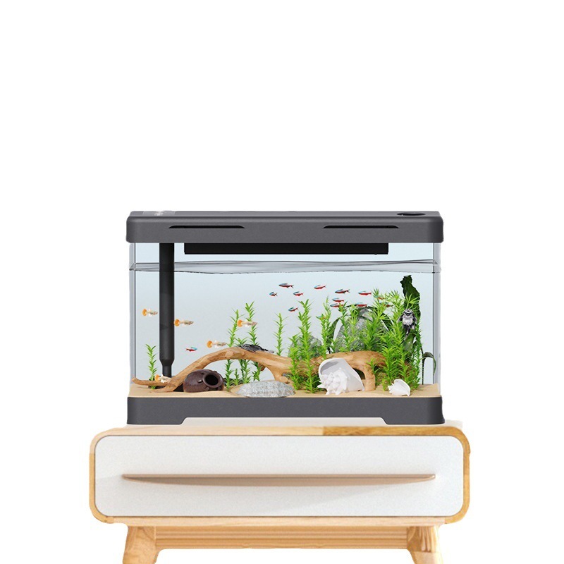 Four Generation Acrylic Fish Tank Lazy Transparent - الصورة 2