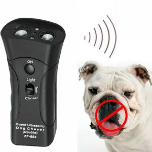 Multi-function Ultrasonic Dog Aggressive Pet Training Flashlight