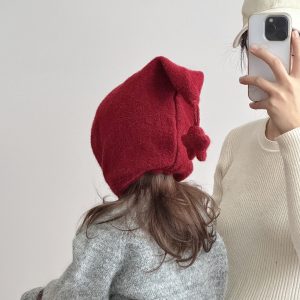 Cute Korean-style Thickened Wool Hat For Babies And Toddlers In Winter