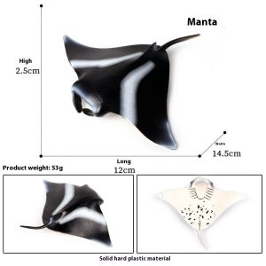 Simulation Marine Animal Model Children's Cognitive Toy
