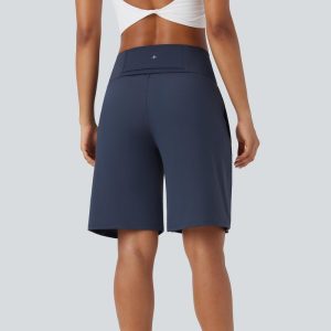 Pants High-waisted Multi-pocket Design Comfortable Feel