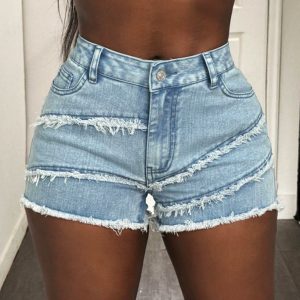 Sexy Casual Denim Shorts For Women In Europe And America