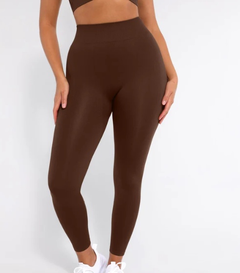 Seamless High-waisted Leg-slimming Yoga Leggings - Image 5