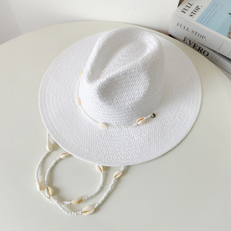 Stylish Flat-brim Sun Hat For Summer Outings And The Beach - Image 8