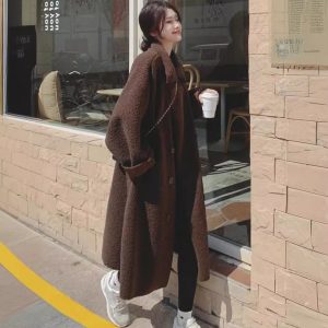 Sheepskin Coat Women's Mid-length Coat