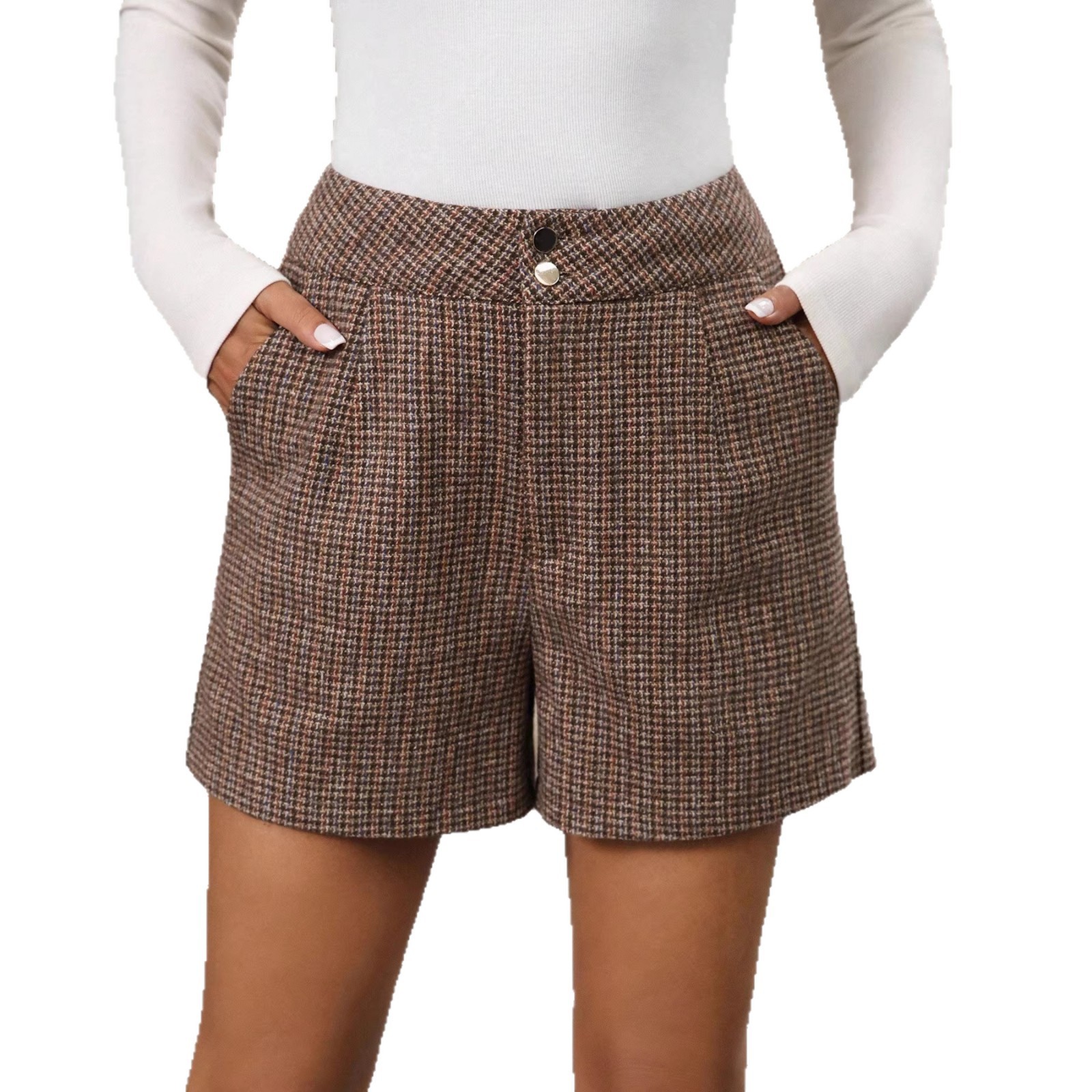 Trendy And Chic Womens Tailored Shorts - الصورة 5