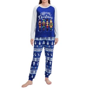 Parent-Child Outfit Home Decoration Fall Wear Long Sleeves Christmas Sleeping Homewear Suit