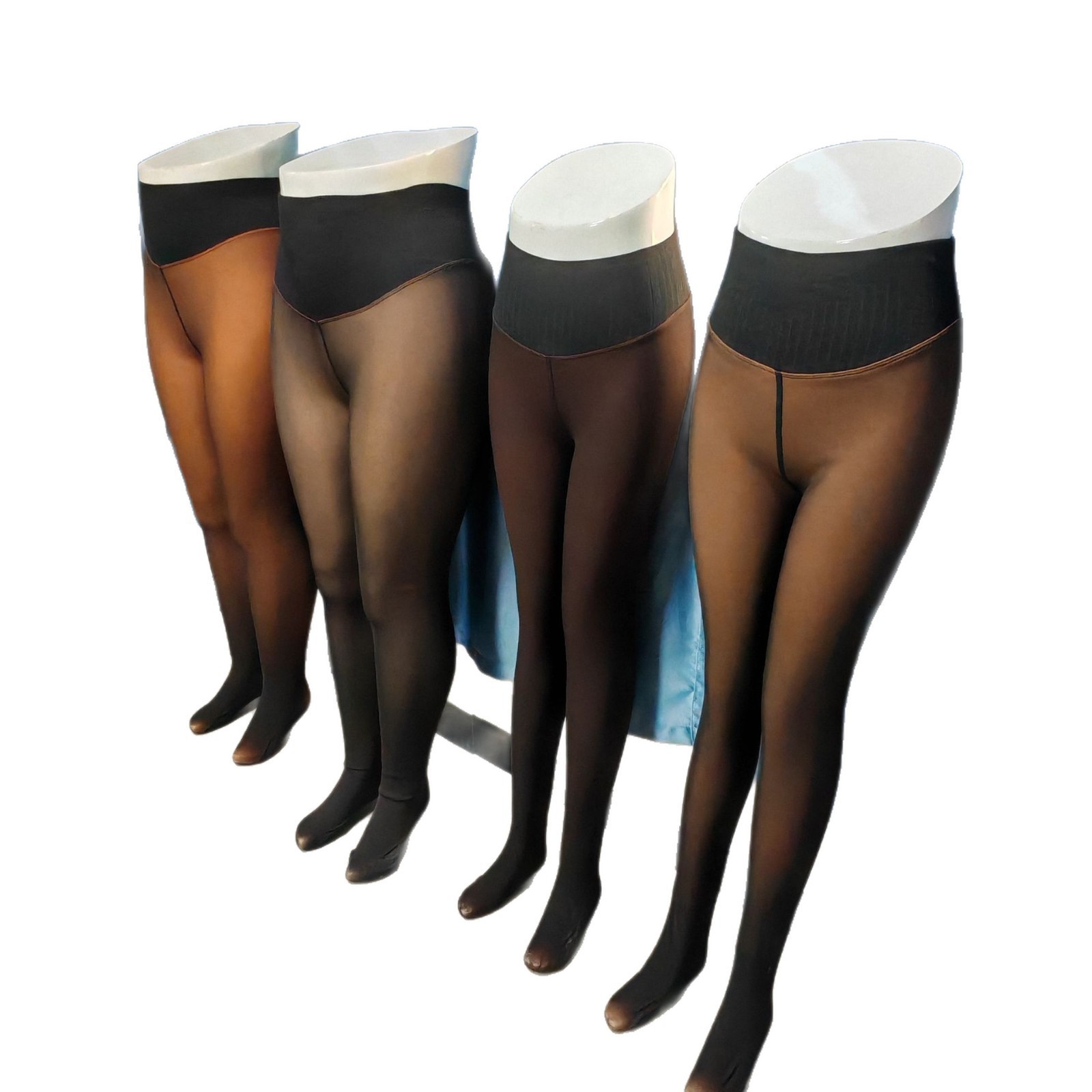 European And American High-waisted Slimming Sheer Leggings - الصورة 5