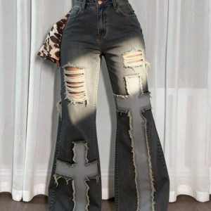 American Retro Spicy Girl Wide-leg