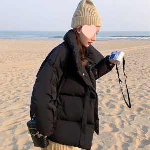 Stylish Short Koreanstyle Down Jacket For Women