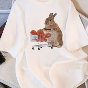 Womens Slimming Printed Three-Quarter Sleeve Top