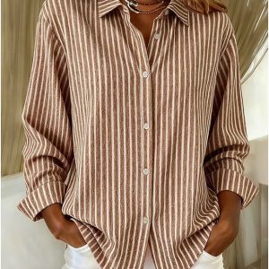 Willowbrook Plaid Long Sleeve Work Blouse