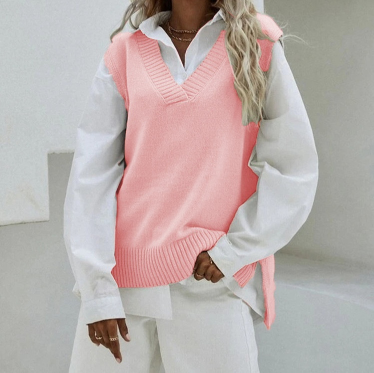 New Style Sleeveless Knitted Vest For Women - Image 3