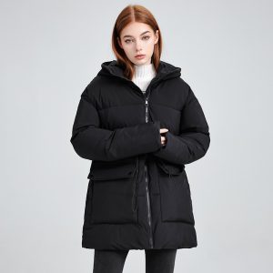 New, Versatile And Stylish Cotton-padded Jacket With A Hood