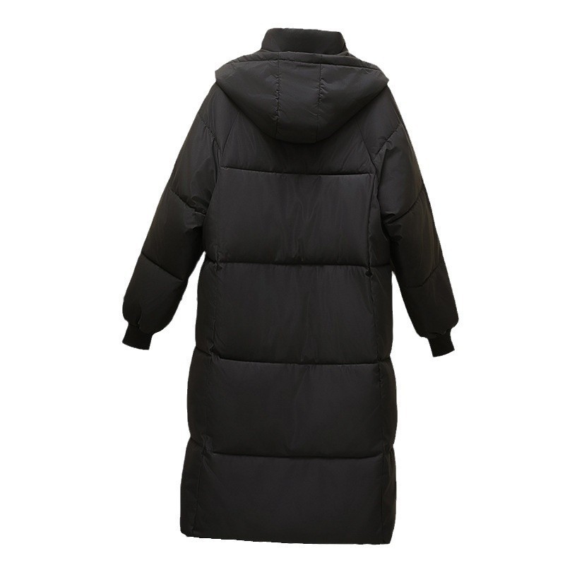 Long Over-the-knee Cotton-padded Coat Women's Loose Down Cotton-padded Jacket - الصورة 5