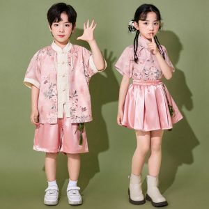 Chinese Style Design Childrens Outfit Set