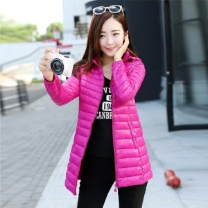 Womens Stylish Casual Slim-fit Cotton-padded Jacket