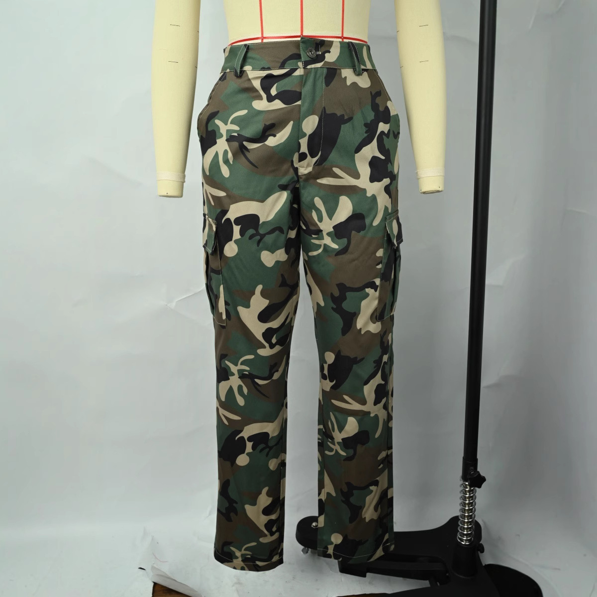 Womens Workwear Pants SpringAutumn New Arrival Hip-Hop Style Straight-Leg - Image 4