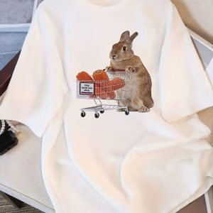 Womens Slimming Printed Three-Quarter Sleeve Top