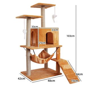 Cat Climbing Frame Scratching Post Sword Tree Climbing Toy
