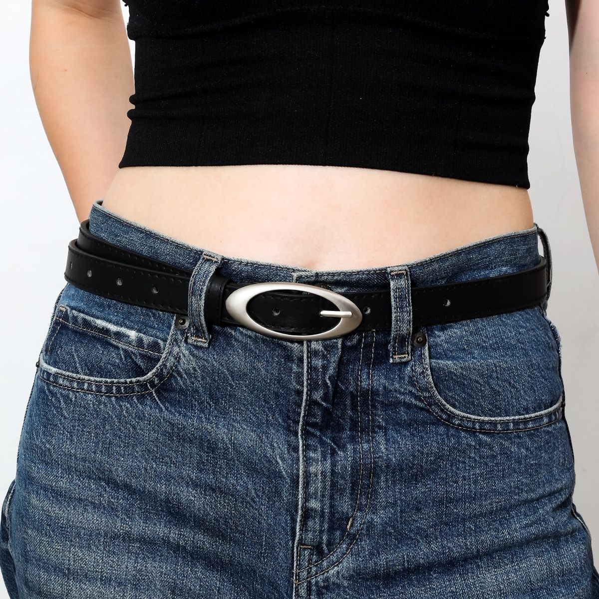 Black Niche Belt New Summer Style - Image 2