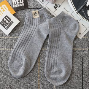 Mens Autumn Winter Thermal Cotton Breathable Socks With Odor-Resistant Properties
