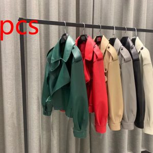 New Genuine Leather Clothes Women's Jacket Sheepskin Loose-fitting Short Coat