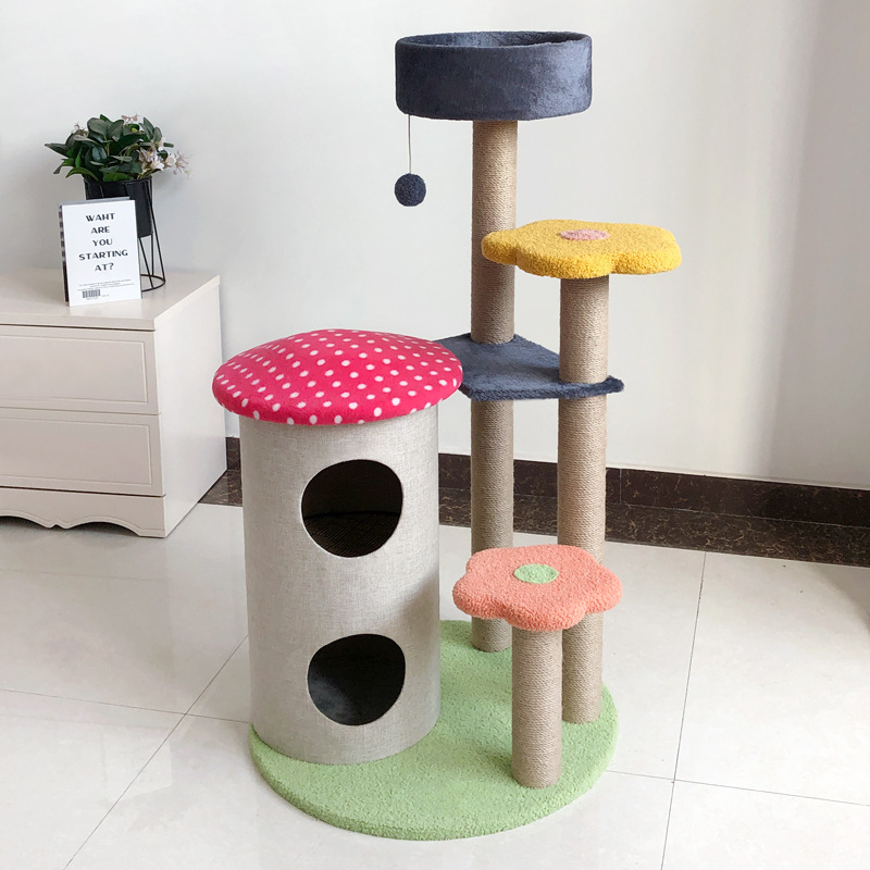 Cat Tower Cat Scratch Board Wear-resistant Cat Climbing Tree - Image 2