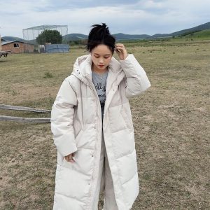 New Extra-thick Premium-feel Cotton Coat Thats Loose-fitting And Super Warm