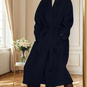 Autumn And Winter Women's Wool Coat Jacket