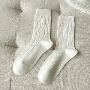 Womens Thick Warm Mid-Calf Wool Socks