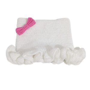 Fashionable Colorful Ruffled Knit Hat
