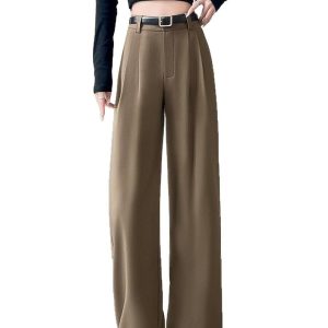 2025 SpringSummer High-End Flowy Suit Pants