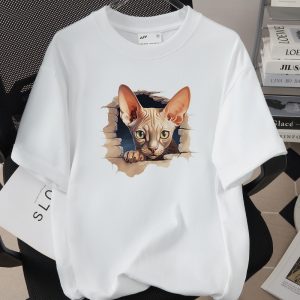 Womens Trendy Stylish Cotton Short-sleeve Top