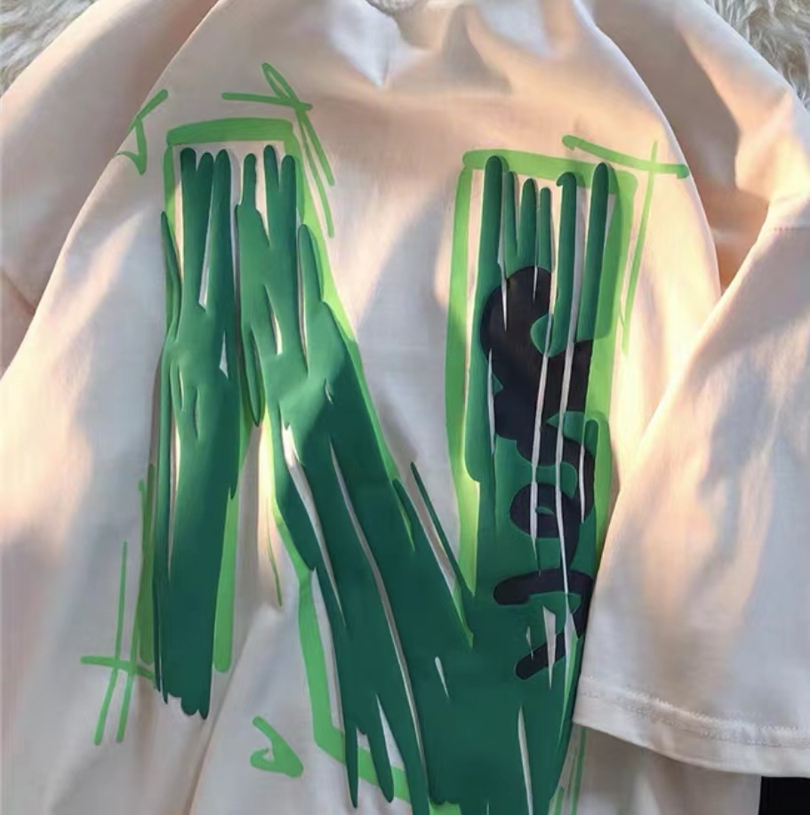 Womens Loose-fitting Crew-neck Short-sleeve Top - الصورة 6