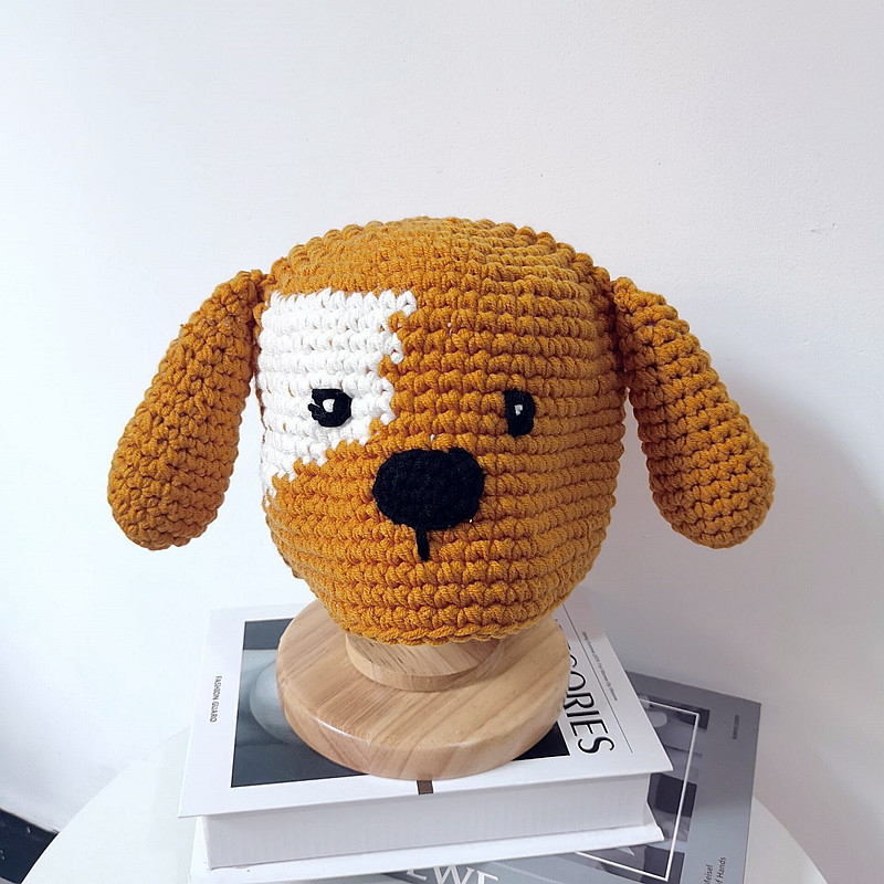 Acrylic Handmade Crocheted Dog Hat