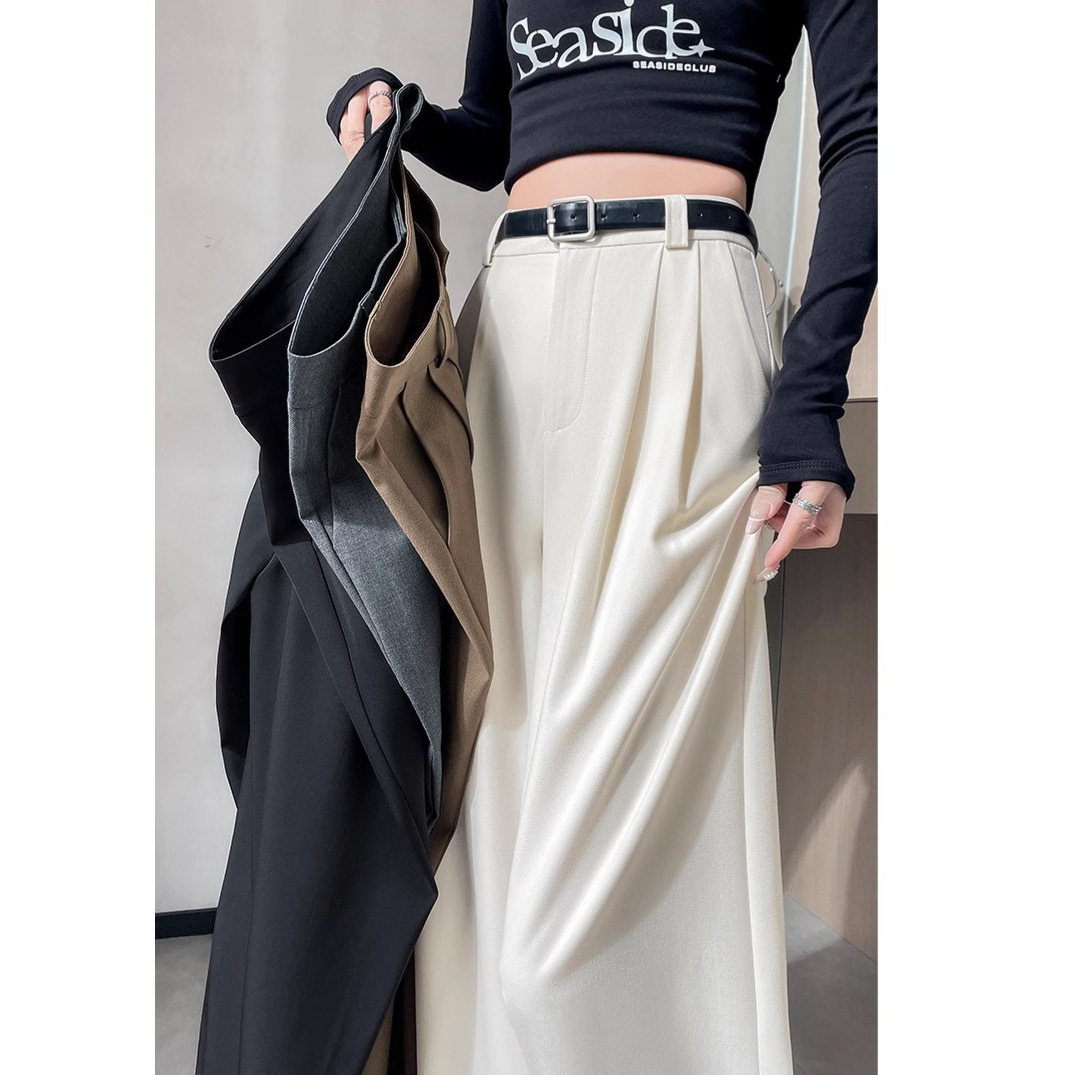 2025 SpringSummer High-End Flowy Suit Pants - الصورة 5