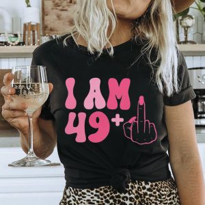 Womens Letter-Print Loose T-Shirt Casual Crew-Neck Top