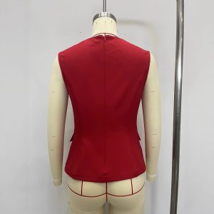 French Vintage Square-neck Versatile Sleeveless Top