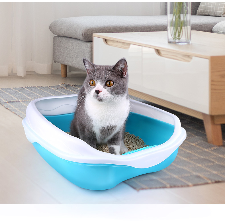 Semi Enclosed Cat Sized Thickened Splash Proof Toilet - الصورة 3