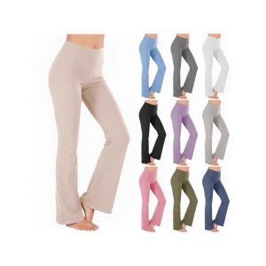 Slimming High-waisted Hip-lifting Wide-leg Pants For Running