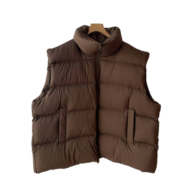 New-style Loose-fit Plus-size Women's Down Vest - الصورة 5