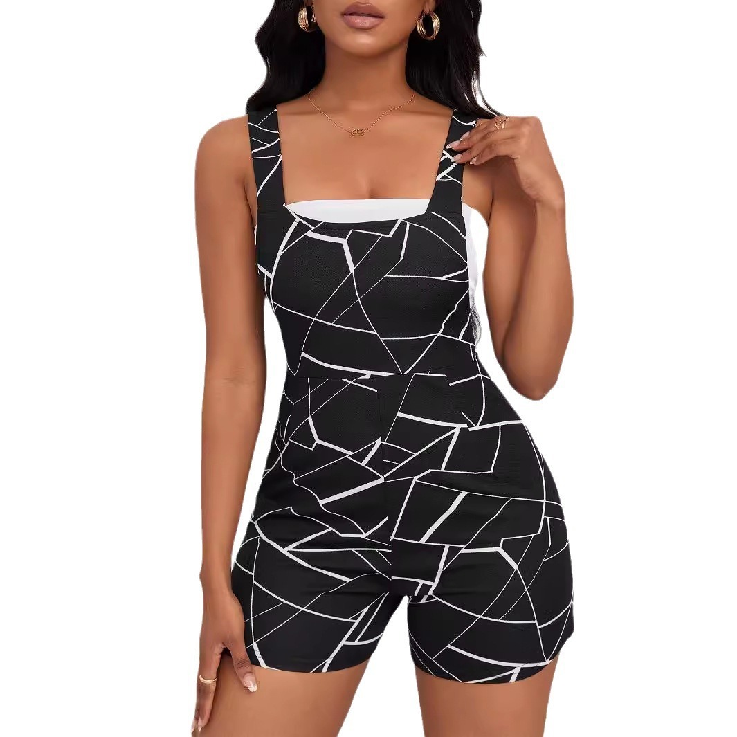 Stylish Casual And Minimalist Design Womens Jumpsuit - Image 5