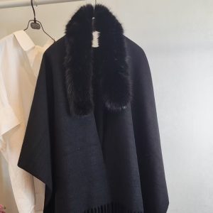 Womens Premium Cashmere Shawl In Solid Color For Extra Warmth