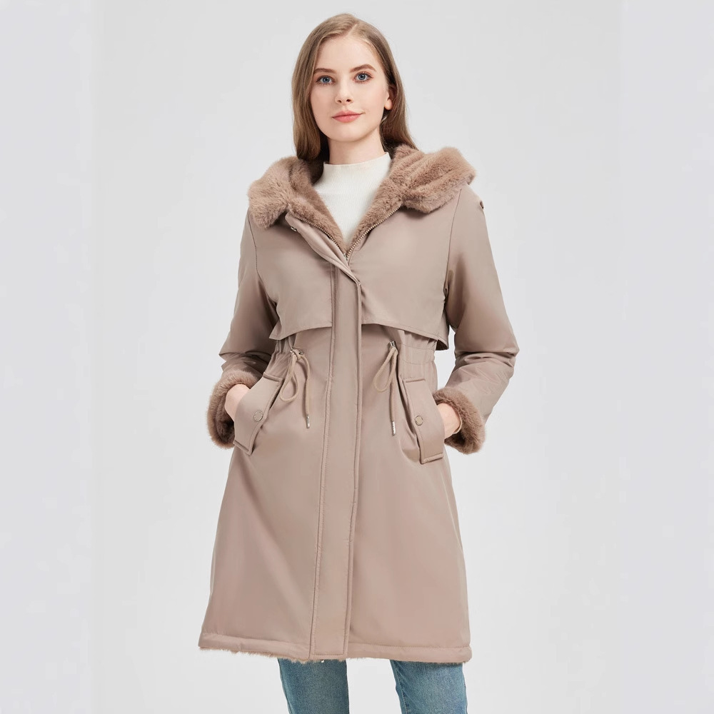Mid-length Cotton Coat That Can Be Worn On Either Side For Extra Warmth - Image 2
