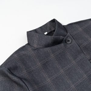 Casual Irregular One Grain Buckle Pattern Coat For Women