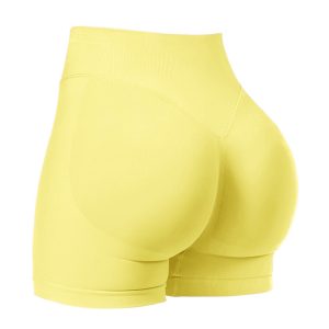 Seamless Three-panel Outerwear Sports Shorts For A Peachy Butt