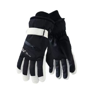 Womens Fleece-Lined Cold-Weather Five-Finger Cycling Gloves